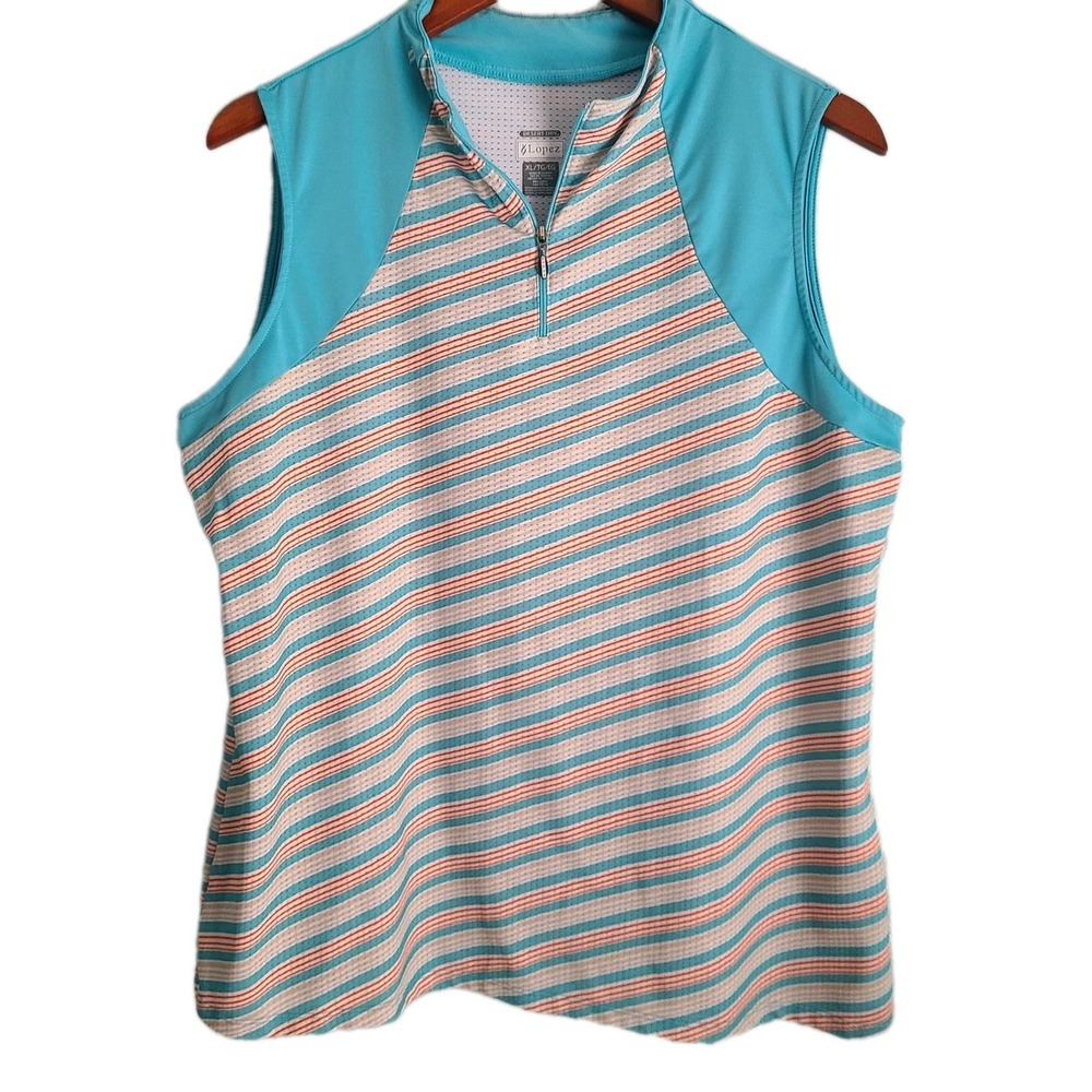 Lopez Desert Golf Top Shirt Womens Xl Dry Tennis Pickleball Tee